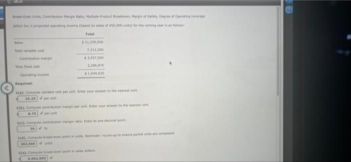 how do i complete 2,4,5&6? first tvennt, Contribution Margin Ratio, Multiple Product