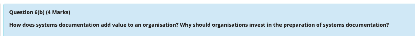 Marks) Describe 2 advantages and 2 disadvantages of implementing an ERP system