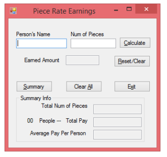 paid by the piece; workers who produce a greater quantity are paid