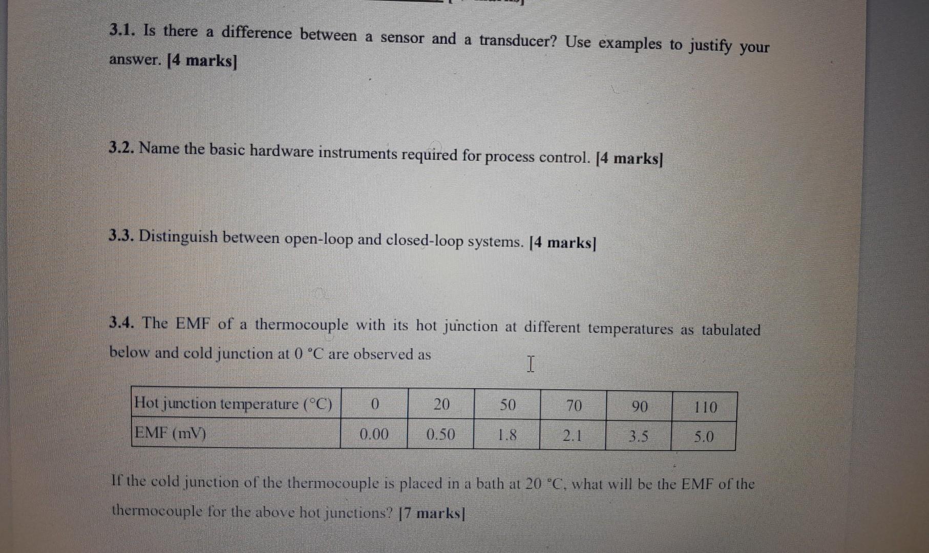 3.1. Is there a difference between a sensor and a transducer?