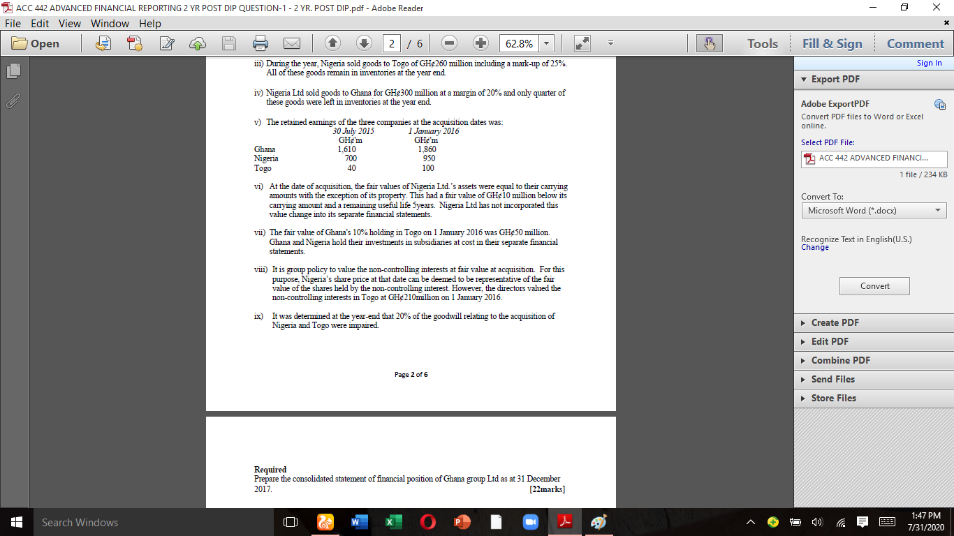 2 YR. POST DIP.pdf - Adobe Reader File Edit View Window Help