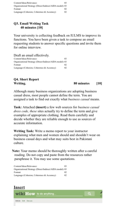  q 3 and q4 03 ContentIdeas Relevance: Organizational Strategy (Direct/Indirect/AIDA model):