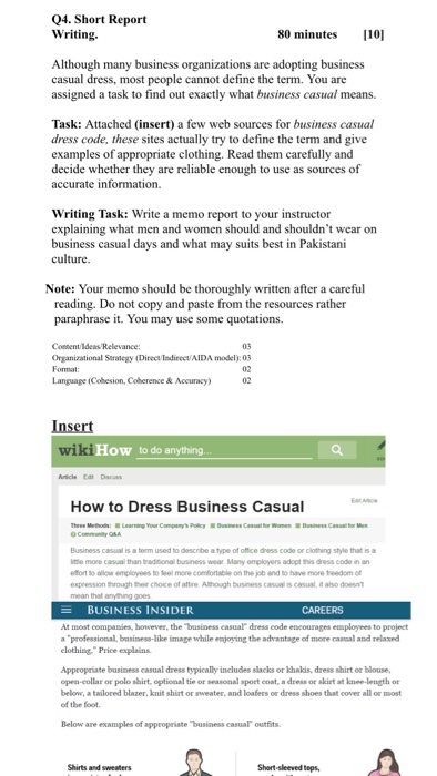 03 Format: 02 Language (Cohesion, Coherence & Accuracy) 02 Q3. Email Writing