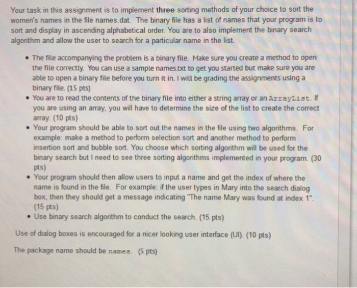  Please write the following java code following the following parameters. Your