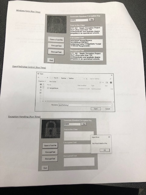 a Windows Forms application that wil generate a random key used to