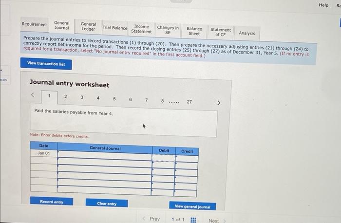 the office in adivance. 6. Purchased with cash $500 of supplies to