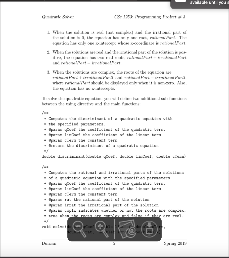 A Quadratic Equation is a second-order polynomial equa tion in a single