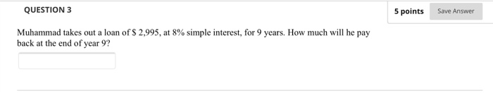 would receive to an investment account at 9% simple interest for another