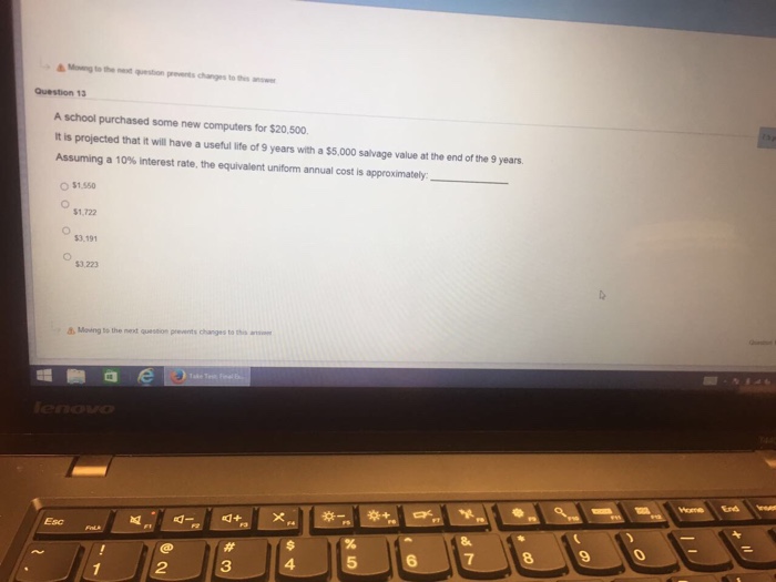  Please show solution Question 13 A school purchased some new computers