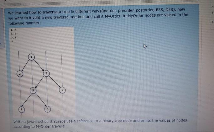  using data structure in java please in java We learned how