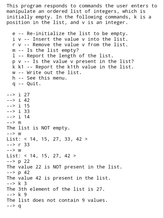  IMPLEMENTING AND EXERCISING A LINKED LIST in C++ Design and write