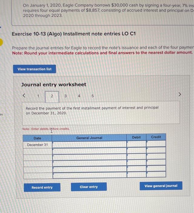 following information applies to the questions displayed below.] On January 1, 2020,