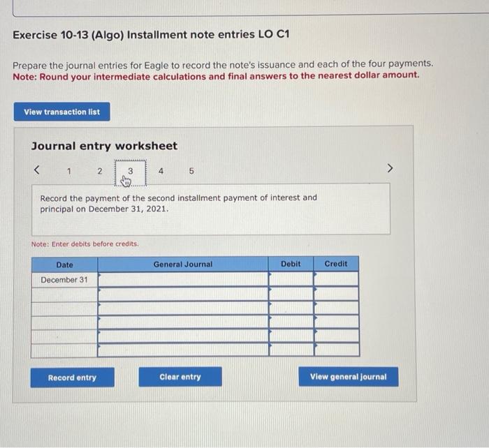 Eagle Company borrows $30,000 cash by signing a four-year, 7% installment note.