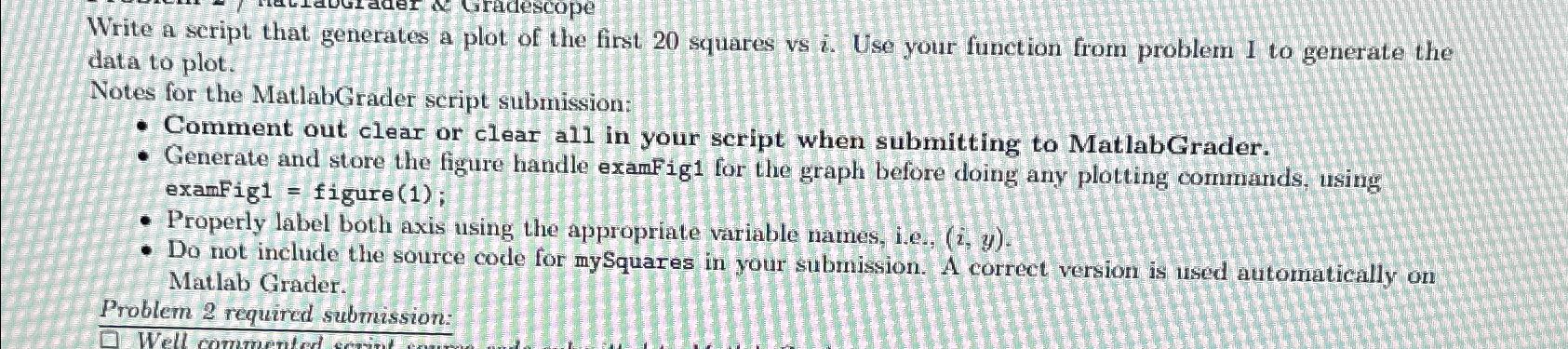  Write a script that generates a plot of the first 20