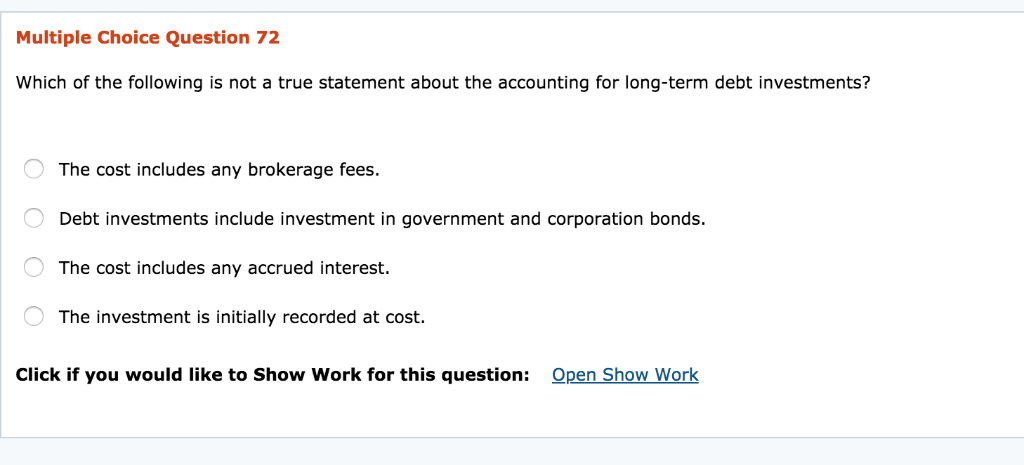 for this question: Open Show Work CALCULATO Multiple Choice Question 46 Why