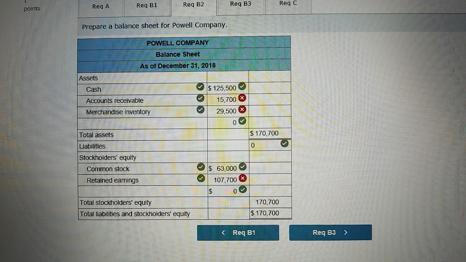 Perpetual system LO 3-4 points retained earnings. During 2018, Powell experienced the
