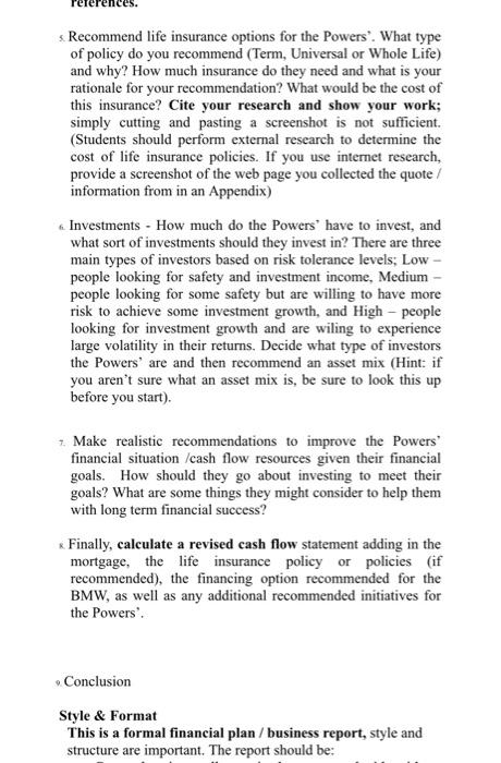 The Powers' are starting to think more about their future with the