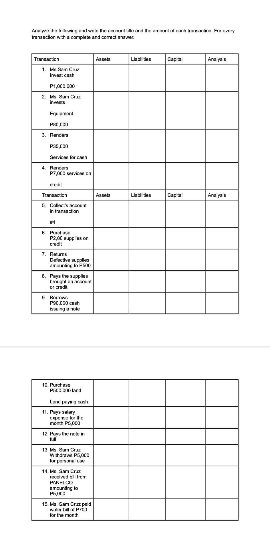 Please answer all. I will give an upvote. Thank you. Analyze the