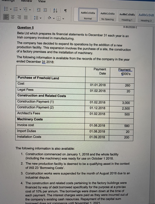  mys Review View 1 AaBbcode AalbCcDdEe No Spacing Normal AaB+CeDdE: AaBbCcDdE