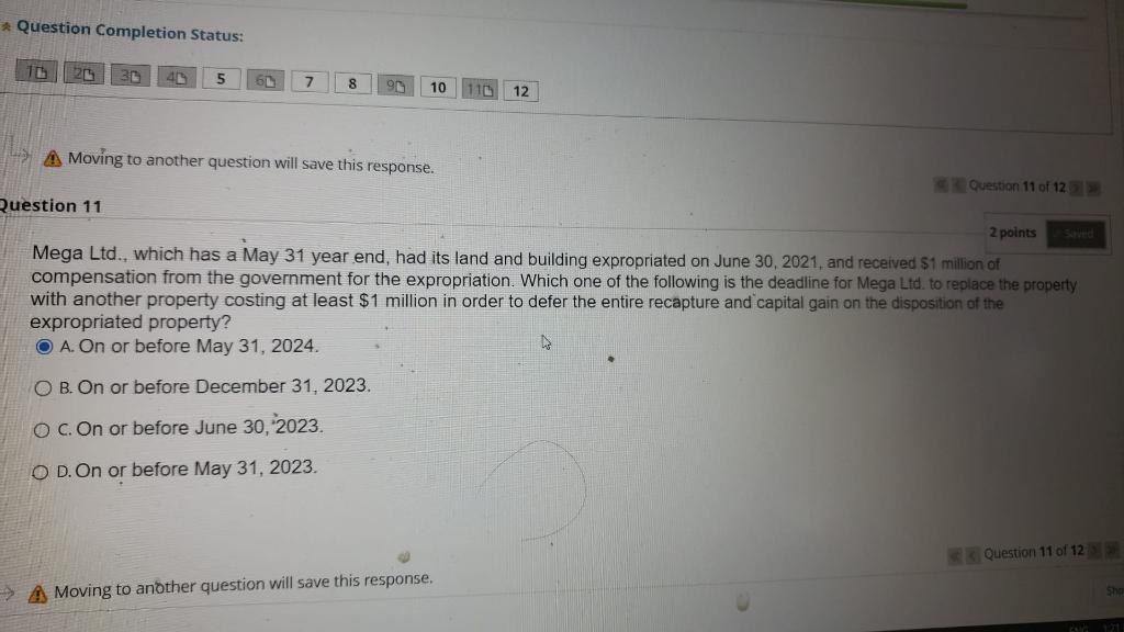 Moving to another question will save this response. (t) 3 Question