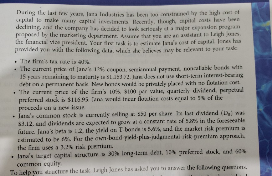 Please answer O and P, if the answer needs excel work
