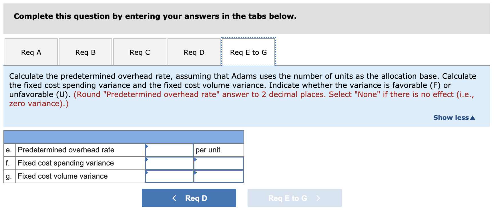 overhead costs Actual volume for the year (flexible budget) Actual direct materials