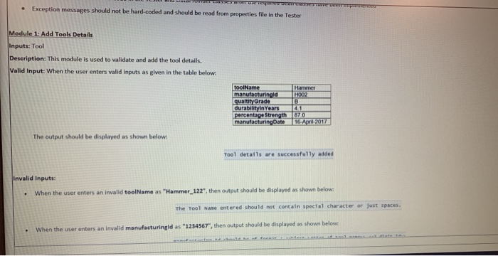 on mechanical logging of new tools that are manufacture here The company