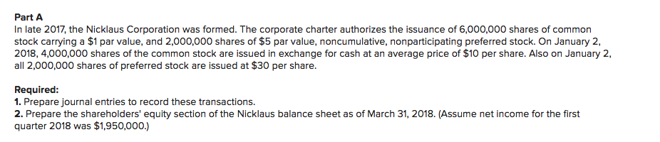  Required 1 Part A Required 2 Part A Required 1 Part