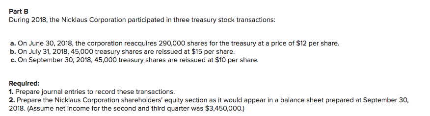 C Required 3 Part C Prepare journal entries to record these transactions.