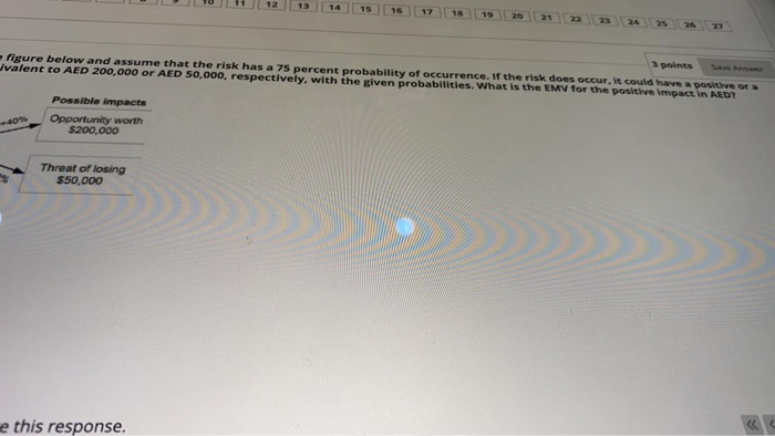 EV - AED 650,000, PV = AED 750,000 AC - AED 300,000