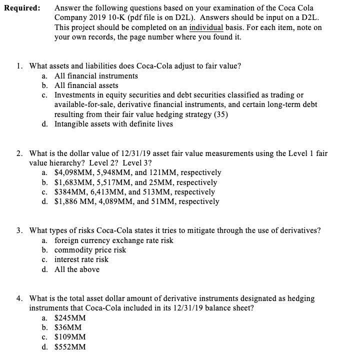 Can you please determine the page number for each answer in the
