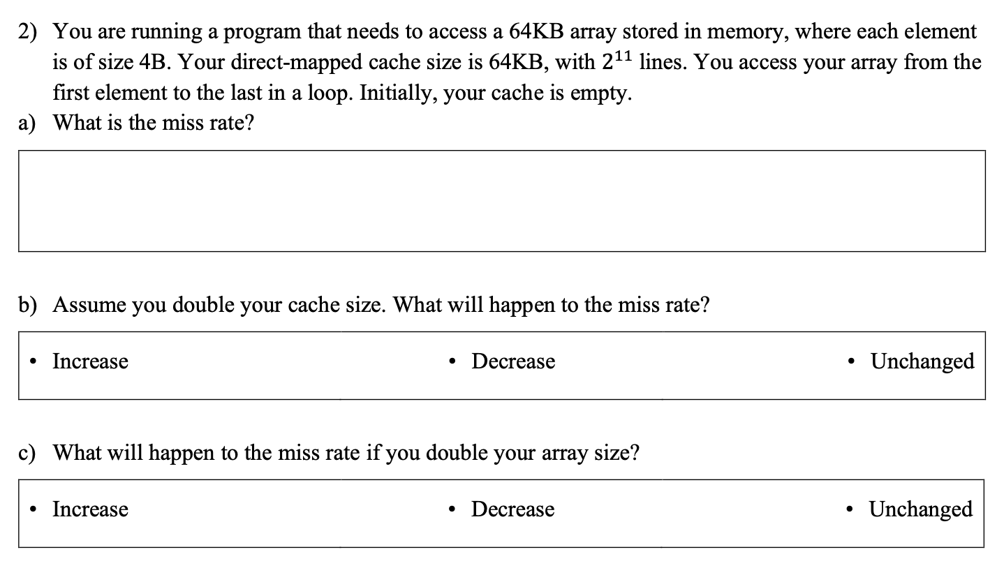  2) You are running a program that needs to access a