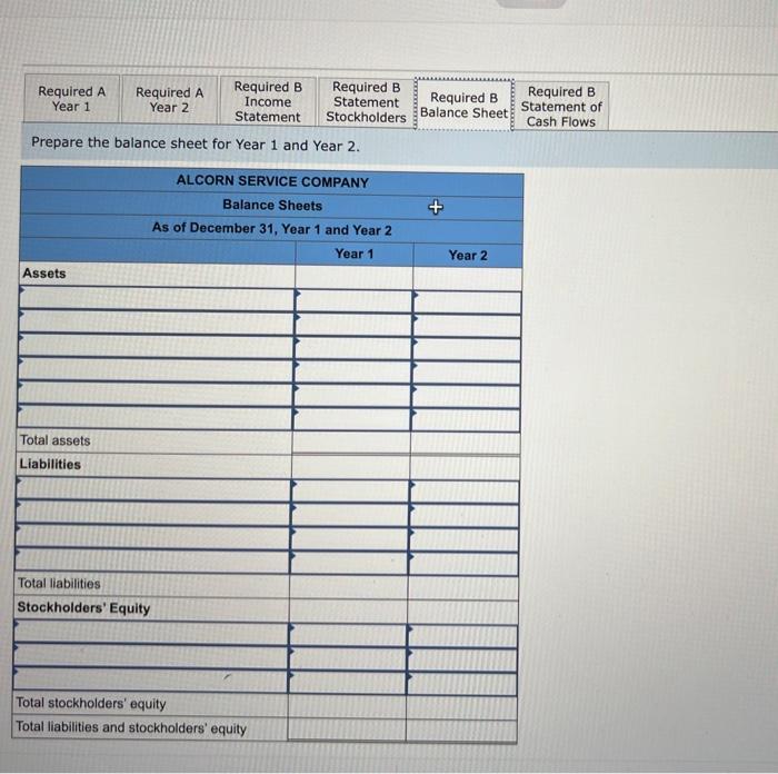 equation. b. Prepare an income statement, statement of changes in stockholders' equity,