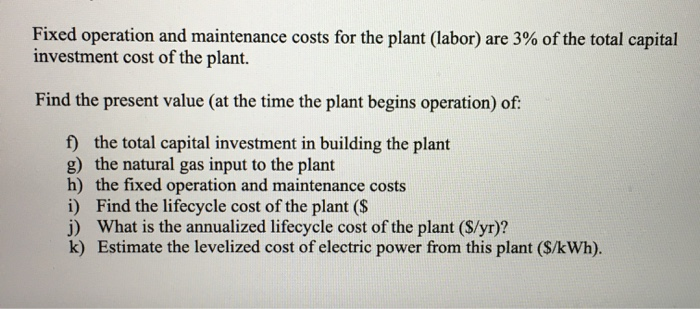 =10 watt) natural gas-fueled electric power plant. PowerGen obtains a loan at