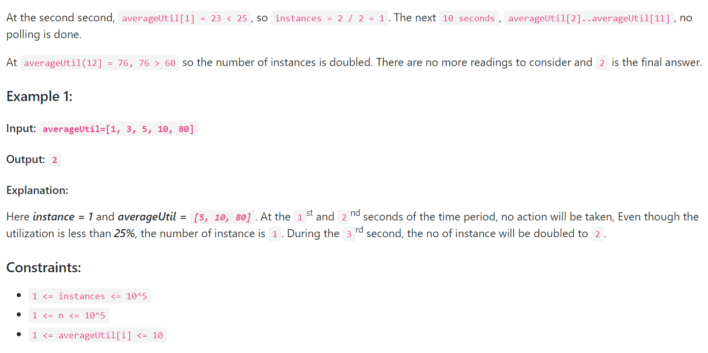 that implements an autoscale policy depending on the current load or utilization