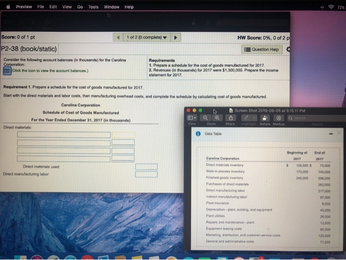  Preview File Edit View Go Tools Window Help Score: 0 of