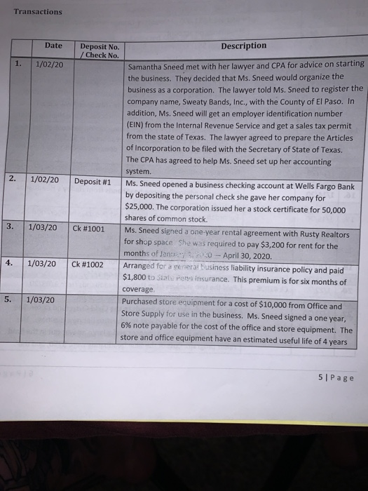 dlu her staple the bank reconciliation to the back cover. Part Five