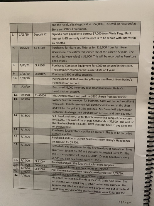 Instructions Prepare an Adjusted Trial Balance, then an Income Statement, Statement of