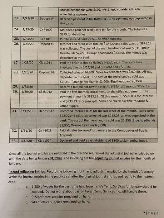 Stockholders' Equity and a Balance Sheet and staple them to the front
