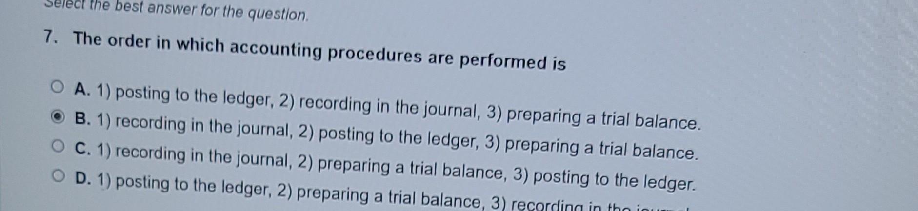 probable source of the discrepancy? A. An asset with a balance of