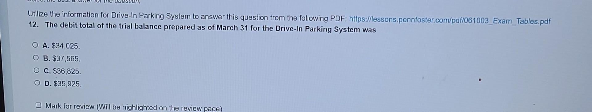 ledger as a debit for that amount, instead of a credit. D.
