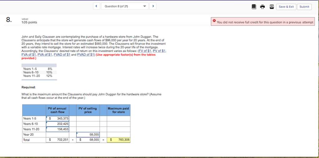  the answers here are not correct. please show your work. thanks