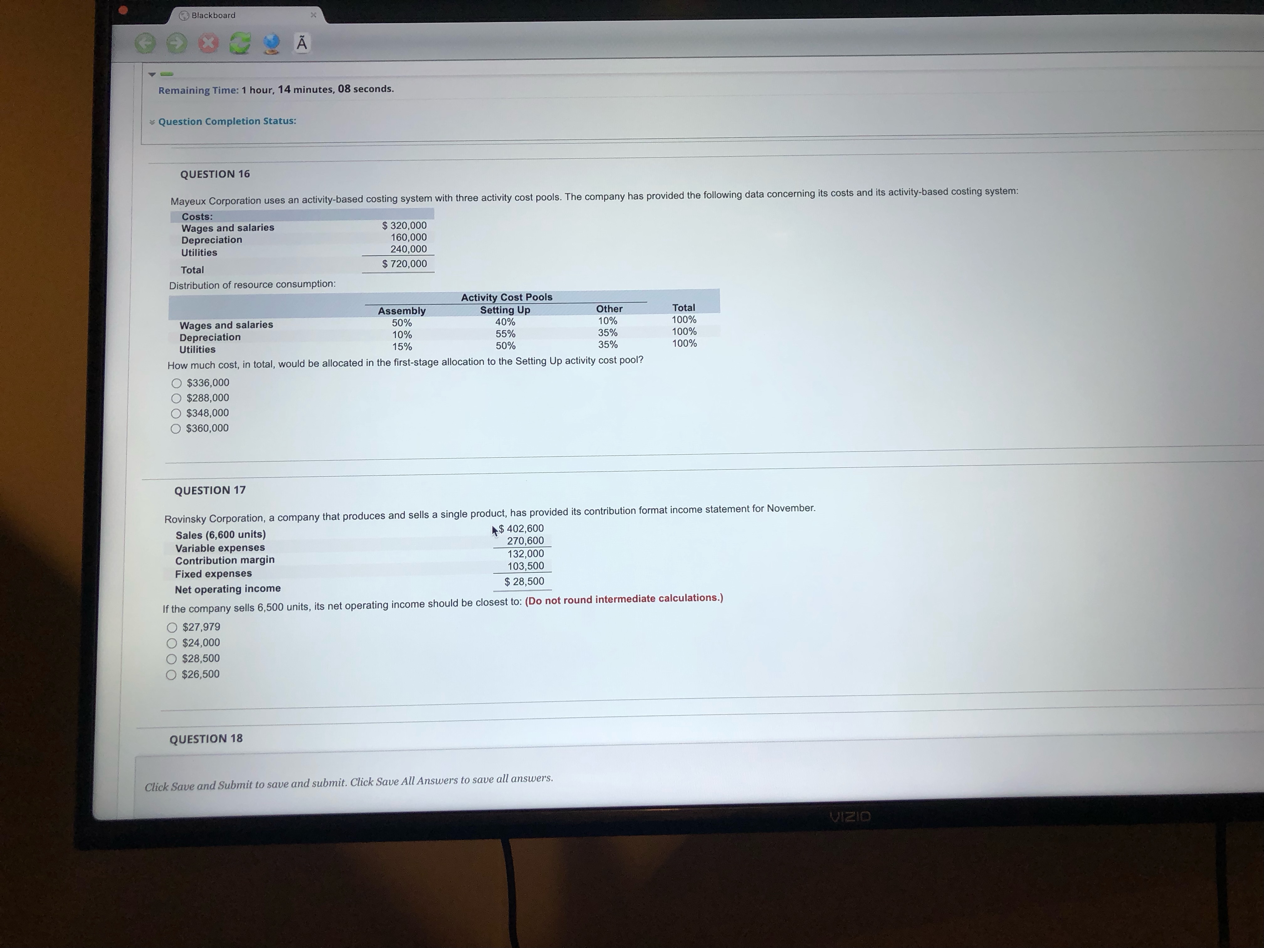 Number 17 Click Save and Submit to save and submit. Click Save