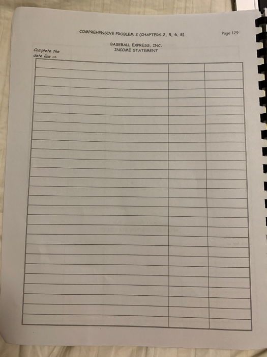 related to uncollectible accounts (3) Baseball Express, Inc.'s fiscal year ends on