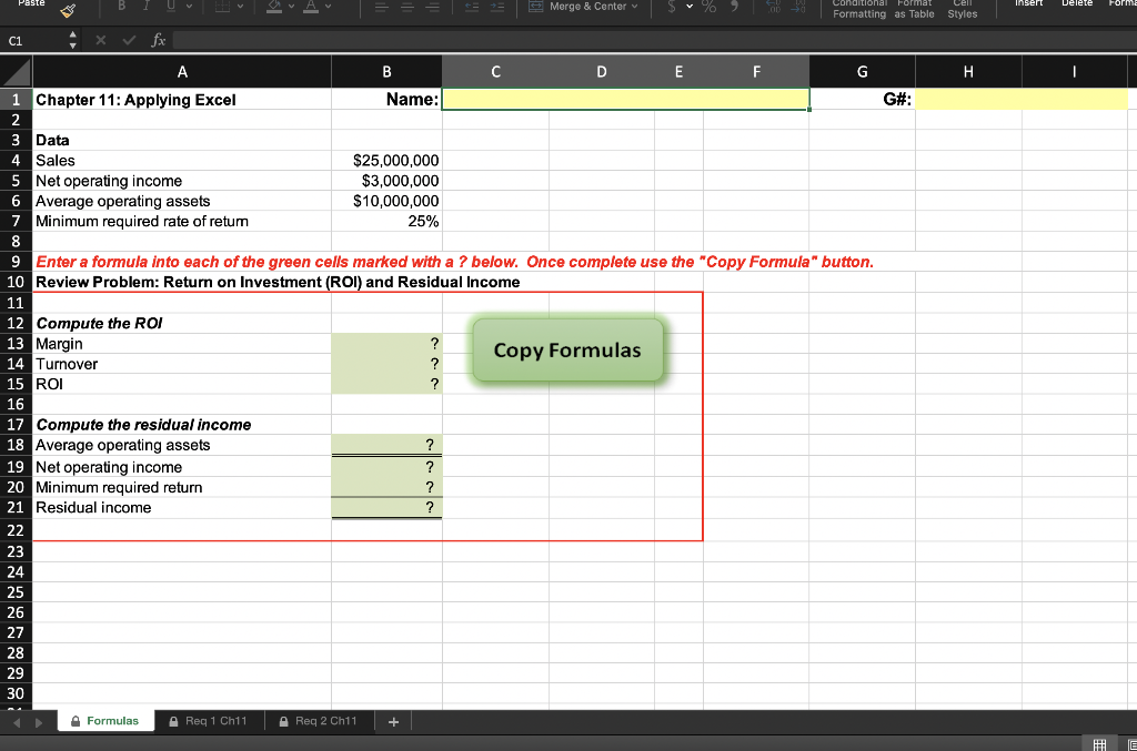  = = = 5 E Merge & Center Conditional Forma Formatting