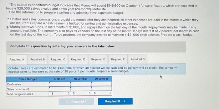 tables! amount avallable. The company also pays its vendors on the last