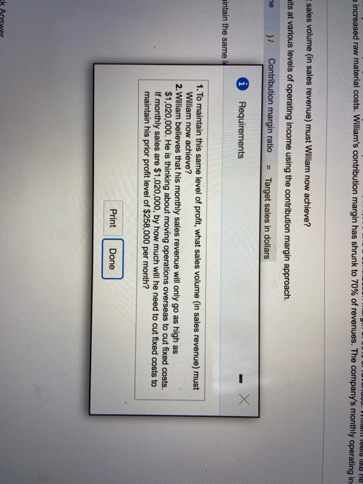 of providing the devis 520 per passage, and the feed cost of