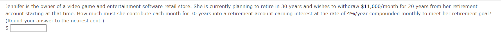  (Round your answer to the nearest cent.) $
