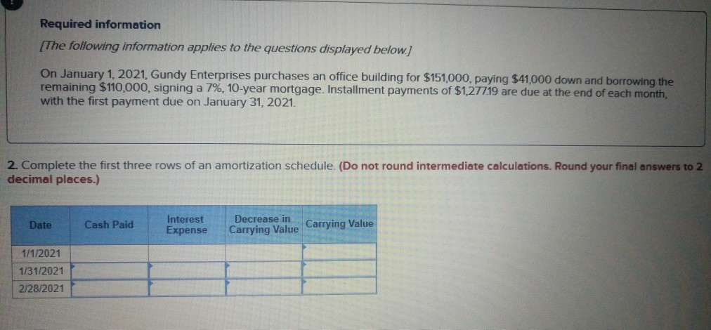 I need help with this 4 part problem. thank you. Required information