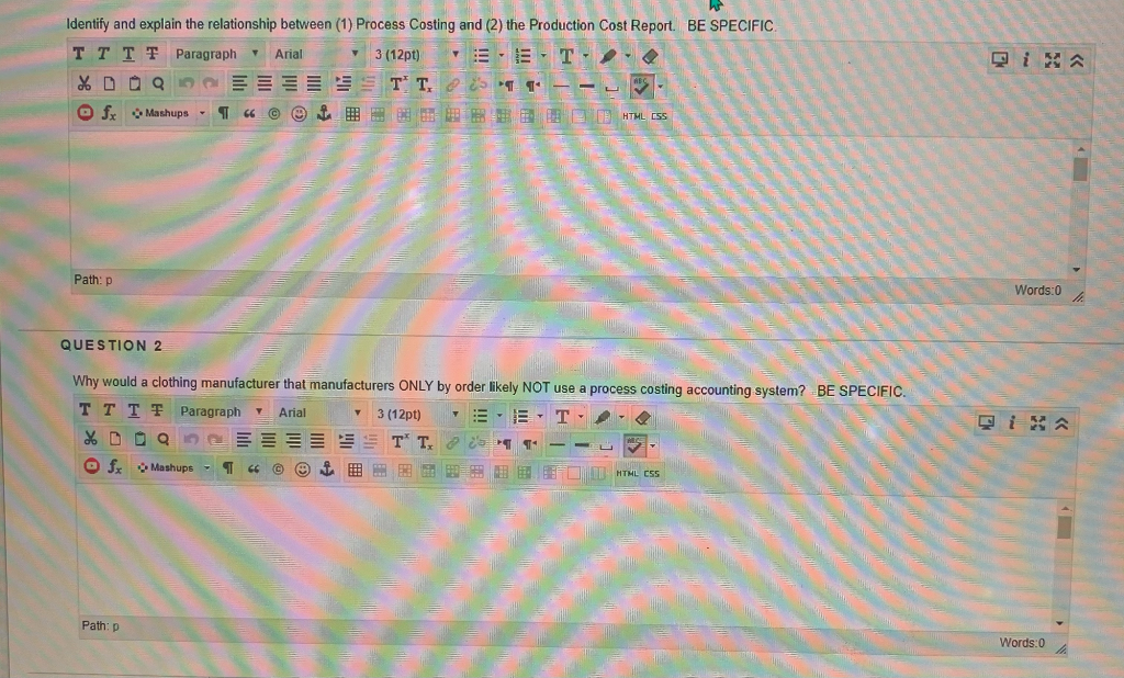 the month of March 020: Materials are entered at the beginning of